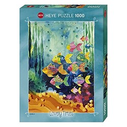 Heye (29779) - Gabila Rissone: "Fischschwarm" - 1000 Teile Puzzle