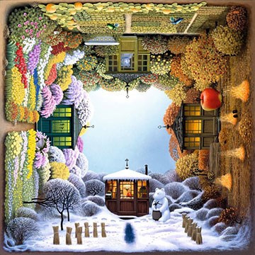 Anatolian (PER1012) - Jacek Yerka: "Vier Jahreszeiten" - 1000 Teile Puzzle