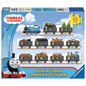 Ravensburger (05465) - "Counting Train" - 21 Teile Puzzle