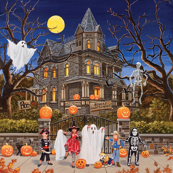 SunsOut (30425) - William Vanderdasson: "Beware Haunted House" - 1000 Teile Puzzle