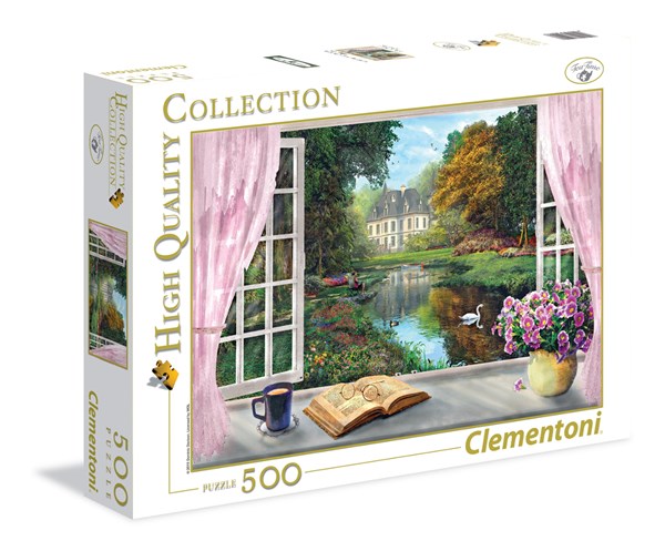 Clementoni (35011) - Dominic Davison: "View on the Garden" - 500 Teile Puzzle