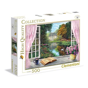 Clementoni (35011) - Dominic Davison: "View on the Garden" - 500 Teile Puzzle