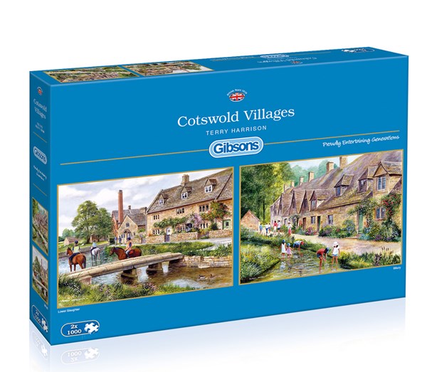 Gibsons (G5028) - Terry Harrison: "Cotswold Villages" - 1000 Teile Puzzle