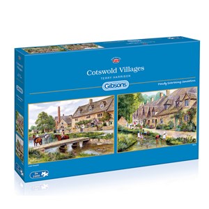 Gibsons (G5028) - Terry Harrison: "Cotswold Villages" - 1000 Teile Puzzle