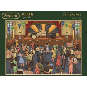 Falcon (11109) - "Fröhliche Menschen beim Tanzen" - 1000 Teile Puzzle