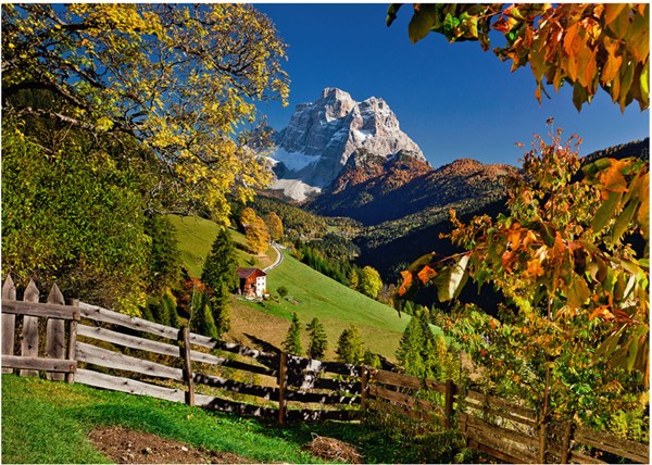 Ravensburger (19423) - "Fantastischer Ausblick auf die Dolomiten" - 1000 Teile Puzzle