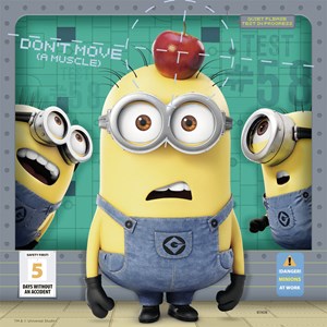 Ravensburger (08007) - "Minions bei der Arbeit" - 49 Teile Puzzle