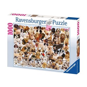 Ravensburger (15633) - "Hunde Collage" - 1000 Teile Puzzle
