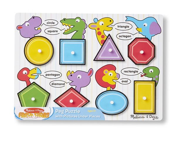 Melissa and Doug (3285) - "Shapes" - 8 Teile Puzzle