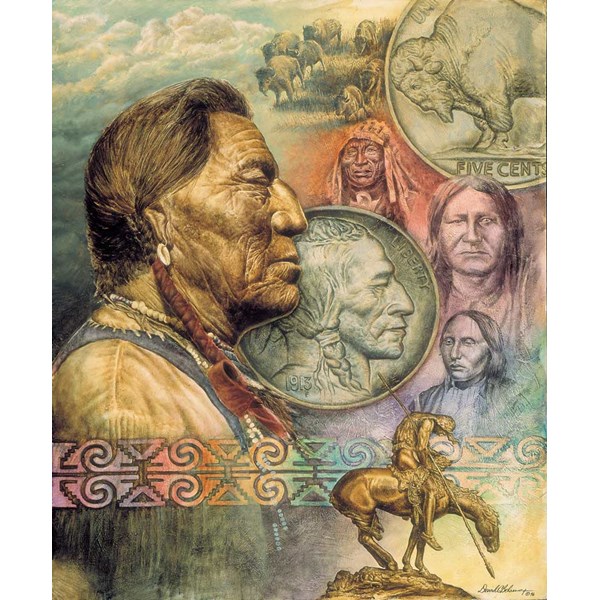 SunsOut (40062) - David Behrens: "Fünfcentstück" - 1000 Teile Puzzle