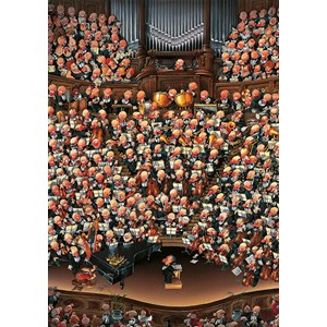 Heye (08660) - Jean-Jacques Loup: "Orchestra" - 2000 Teile Puzzle