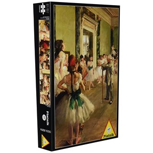 Piatnik (539442) - Edgar Degas: "Der Tanzunterricht" - 1000 Teile Puzzle