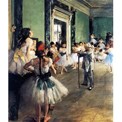 Piatnik (539442) - Edgar Degas: "Der Tanzunterricht" - 1000 Teile Puzzle
