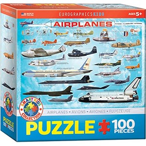 Eurographics (6100-0086) - "Flugzeuge" - 100 Teile Puzzle