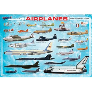 Eurographics (6100-0086) - "Flugzeuge" - 100 Teile Puzzle