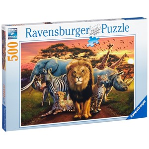 Ravensburger (14177) - "African Splendour" - 500 Teile Puzzle