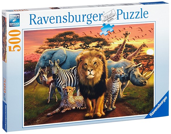 Ravensburger (14177) - "African Splendour" - 500 Teile Puzzle