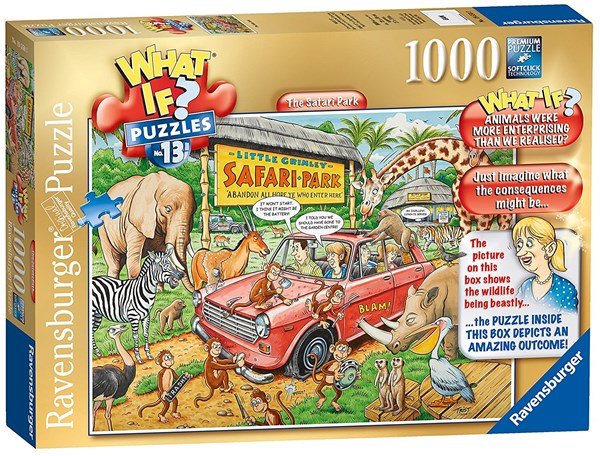 Ravensburger (19550) - "WHAT IF? #13 - Safari Park" - 1000 Teile Puzzle
