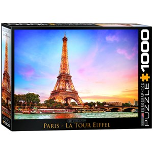 Eurographics (6000-0765) - "Eiffelturm, Paris" - 1000 Teile Puzzle