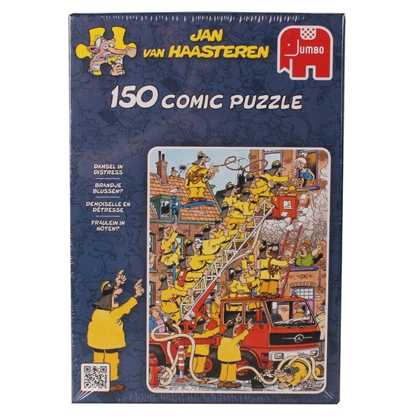 Jumbo (17317) - Jan van Haasteren: "Fräulein in Nöten" - 150 Teile Puzzle