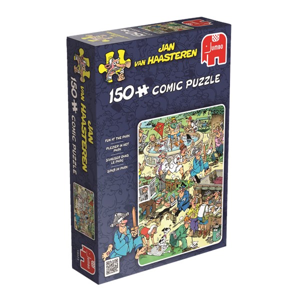 Jumbo (19023) - Jan van Haasteren: "Spaß im Park" - 150 Teile Puzzle