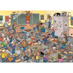 Jumbo (17280) - Jan van Haasteren: "Fang die Maus" - 500 Teile Puzzle