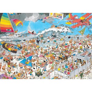 Jumbo (01652) - Jan van Haasteren: "Am Strand" - 1000 Teile Puzzle