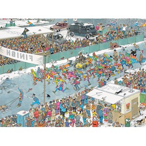 Jumbo (17310) - Jan van Haasteren: "Die Elf-Städte-Tour" - 1000 Teile Puzzle