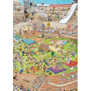 Jumbo (01666) - Jan van Haasteren: "Olympiade" - 1000 Teile Puzzle