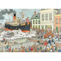 Jumbo (19055) - Jan van Haasteren: "Nikolaus-Umzug" - 1000 Teile Puzzle
