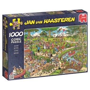 Jumbo (01492) - Jan van Haasteren: "Der Park" - 1000 Teile Puzzle
