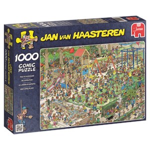 Jumbo (01599) - Jan van Haasteren: "Der Spielplatz" - 1000 Teile Puzzle