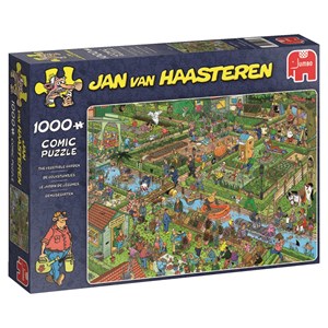 Jumbo (19057) - Jan van Haasteren: "Gemüsegarten" - 1000 Teile Puzzle