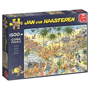 Jumbo (19059) - Jan van Haasteren: "Die Oase" - 1500 Teile Puzzle