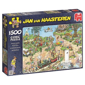 Jumbo (01555) - Jan van Haasteren: "Der Golfplatz" - 1500 Teile Puzzle