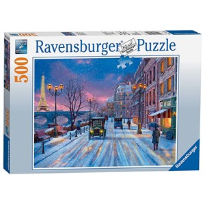 Ravensburger (14741) - "Winter in Paris" - 500 Teile Puzzle
