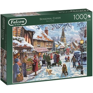 Falcon (11191) - "Wintereinkauf in der Stadt" - 1000 Teile Puzzle