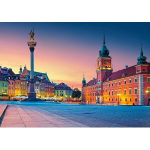 Castorland (52486) - "Schlossplatz, Warschau" - 500 Teile Puzzle