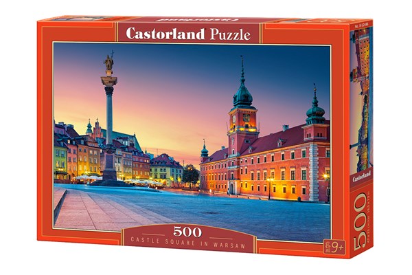 Castorland (52486) - "Schlossplatz, Warschau" - 500 Teile Puzzle