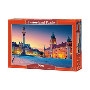 Castorland (52486) - "Schlossplatz, Warschau" - 500 Teile Puzzle