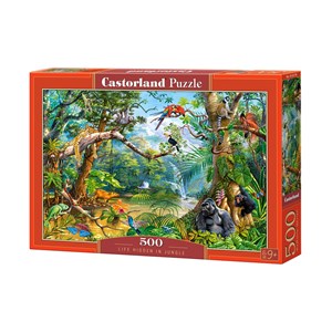 Castorland (B-52776) - "Leben tief im Dschungel" - 500 Teile Puzzle