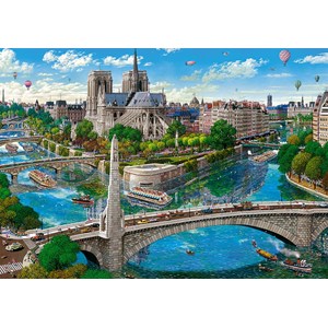 Castorland (B-52653) - "Paris - Notre Dame" - 500 Teile Puzzle