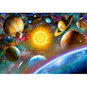 Castorland (B-52158) - "Galaktische Reise durch das Universum" - 500 Teile Puzzle