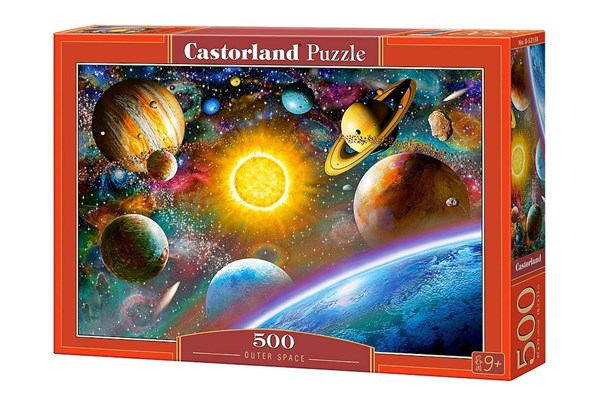 Castorland (B-52158) - "Galaktische Reise durch das Universum" - 500 Teile Puzzle