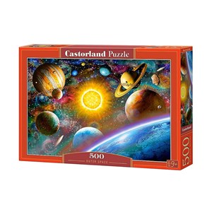 Castorland (B-52158) - "Galaktische Reise durch das Universum" - 500 Teile Puzzle