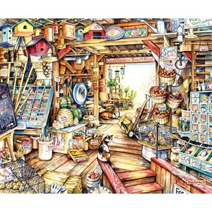 SunsOut (23429) - Kim Jacobs: "Der Gartenladen" - 1000 Teile Puzzle