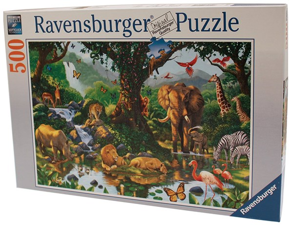Ravensburger (14171) - "Dschungelharmonie" - 500 Teile Puzzle