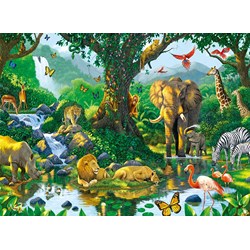 Ravensburger (14171) - "Dschungelharmonie" - 500 Teile Puzzle