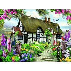 Ravensburger (14709) - "Verträumtes Cottage" - 500 Teile Puzzle