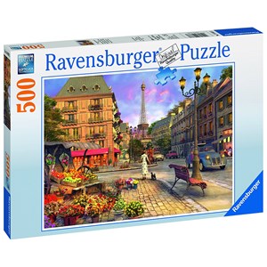 Ravensburger (14683) - "Spaziergang durch Paris" - 500 Teile Puzzle